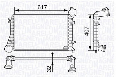 MAGNETI MARELLI 351319202080 -  Интеркулер